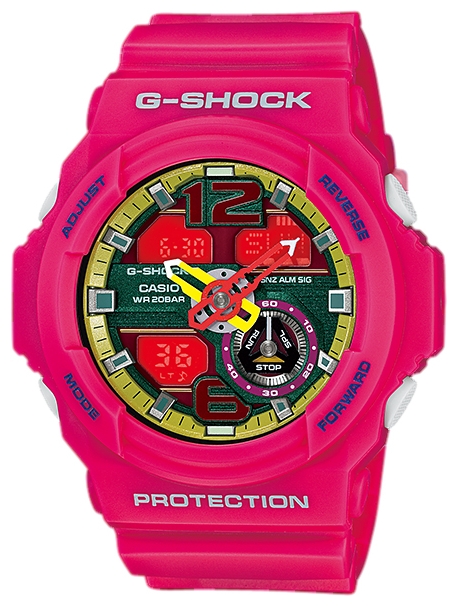 Casio GA-310-4A Casio GA-310-4AДо появления семейства G-SHOCK в 1983 году наручные часы считались непрочным и хрупким предметом. G-SHOCK исправили это, став новой точкой отсчёта и общепризнанным мировым эталоном высокой стойкости к повреждениям. Создавший G-SHOCK молодой инженер по име...<br>