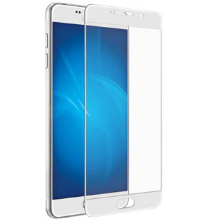 Стекло защитное для Samsung Galaxy A3 (2017) Ainy Full Screen белое