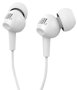 Наушники JBL C100si белые Наушники JBL C100si белыеJBL C100Si – компактные наушники-вкладыши, оснащенные микрофоном. Есть возможность отвечать на звонки. Модель снабжена стандартным 3,5 мм штекером. Эти наушники хорошо подойдут тем, кто ведет активную жизнь и привык слушать музыку на ходу.<br>
