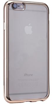 Накладка силиконовая для Iphone 5/5S/SE Ibox Blaze золотистая рамка