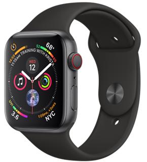 Apple Watch Series 4 GPS+ Cellular 40mm Space Gray Aluminum Case with Black Sport Band MTVD2
Apple Watch Series 4 GPS+ Cellular 40mm Space Gray Aluminum Case with Black Sport Band MTVD2