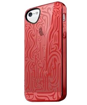 Накладка силиконовая для iPhone 5/5S/SE Itskins Ink красная