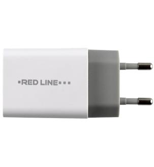 Сетевое зарядное устройство Red Line Lux 2 USB (модель Z2) 2.1A белый Сетевое зарядное устройство Red Line Lux 2 USB (модель Z2) 2.1A белыйЗарядное устройство Red Line предназначено для зарядки различных гаджетов от сети переменного тока.<br>