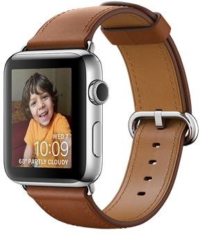 Apple Watch Series 2 38mm Stainless Steel Case with Saddle Brown Classic Buckle Apple Watch Series 2 38mm Stainless Steel Case with Saddle Brown Classic BuckleApple Watch Series 2 изменяют жизнь к лучшему. Этот престижный аксессуар помогает при занятиях спортом и ежедневном общении. Катайтесь на велосипеде, плавайте, бегайте, занимайтесь в тренажерном зале. Функциональные Apple Watch будут непрерывно следить за...<br>