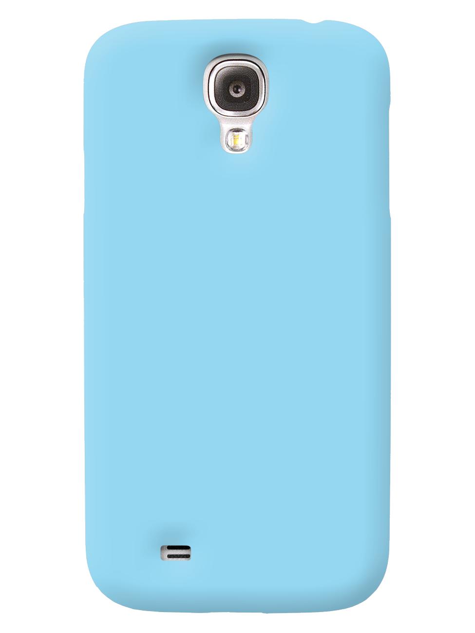Чехол iCover для Galaxy S IV Rubber sky blue