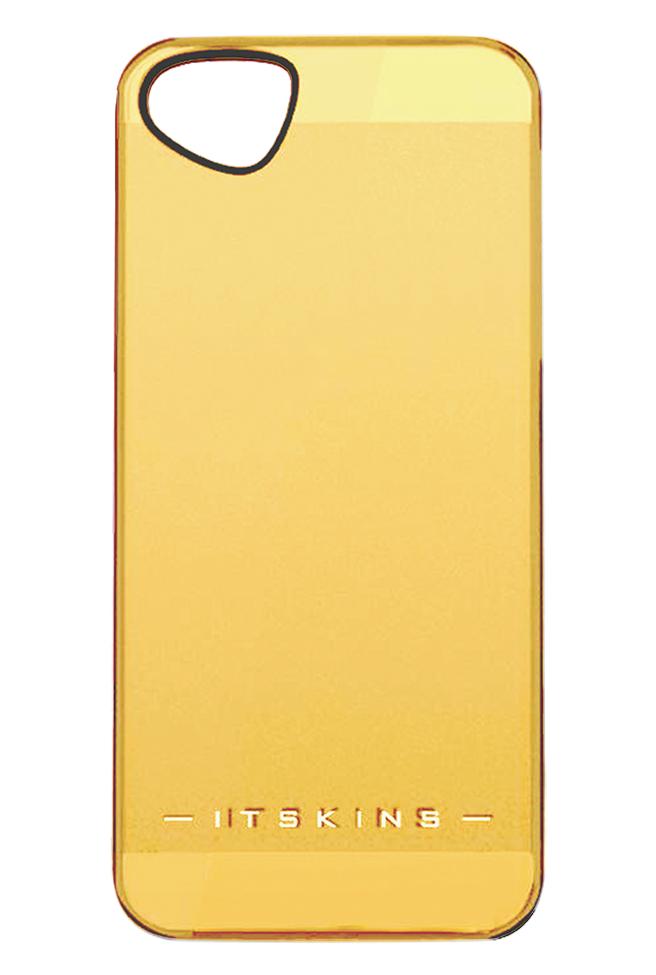 Накладка пластиковая для iPhone 5/5S Itskins The new Ghost с защ.пленкой желтый