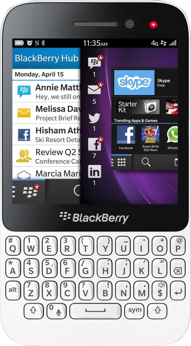 BlackBerry Q5 4G (100-2) White BlackBerry Q5 4G (100-2) WhiteЛегендарный стиль BlackBerry в сочетании с новейшей ОС BlackBerry 10, удобной физической клавиатурой и выносливым аккумулятором соединились в классическом и функциональном Q5. У него достаточно мощности для решения самых сложных бизнес-задач, работы в про...<br>