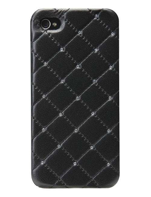 Панель для iPhone 5/5S iCover Leather Swarovski Black IP5-LE-SW/BK