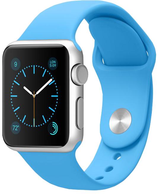 Apple Watch Sport 42mm with Sport Band Blue Apple Watch Sport 42mm with Sport Band BlueПерсональное i-устройство подарит Вам новый уровень мобильной свободы. Девайс взаимодействует с iPhone через беспроводную связь, обладая точностью хода 50 миллисекунд. Новинка гибко настраивается в соответствии с динамичными вкусами своего обладателя. Уст...<br>