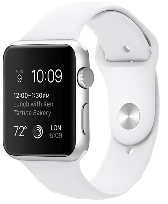 Apple Watch Sport 42mm with Sport Band White Apple Watch Sport 42mm with Sport Band WhiteПерсональное i-устройство подарит Вам новый уровень мобильной свободы. Девайс взаимодействует с iPhone через беспроводную связь, обладая точностью хода 50 миллисекунд. Новинка гибко настраивается в соответствии с динамичными вкусами своего обладателя. Уст...<br>