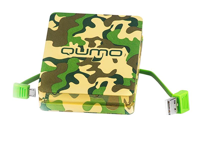 Внешний аккумулятор QUMO PowerAid Real Man 10000 mAh, 2A, 1USB