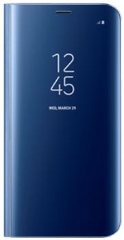 Чехол для Samsung Galaxy S8 Clear View Standing Cover blue Чехол для Samsung Galaxy S8 Clear View Standing Cover blueПрактичный чехол защищает смартфон при падениях и ударах. Не секрет, что гаджеты часто роняют. Их ремонты стоят недешево. Позаботьтесь об этом заранее — защитите любимый девайс. В этом стильном чехле ваш мобильный гаджет будет долго выглядеть новым.<br>