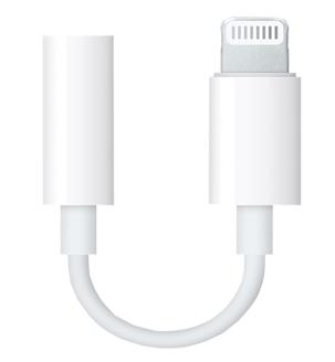 Apple Lightning to 3.5 mm Headphone Jack Adapter Apple Lightning to 3.5 mm Headphone Jack AdapterАдаптер позволяет использовать девайсы с 3,5-мм аудио-выходом вместе с iPhone 7 и другими Lightning-гаджетами.<br>