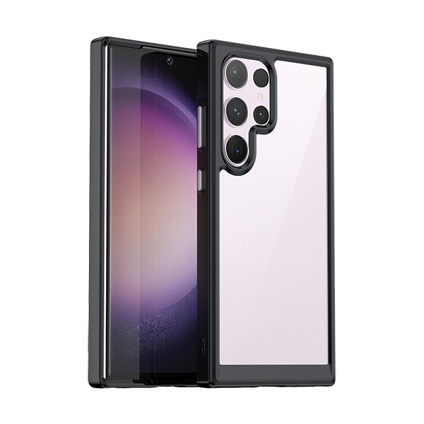 Чехол для Samsung Galaxy S24 Ultra Caseport противоударный Ultra Hybrid черный