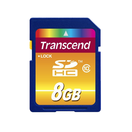 Карта Памяти SD 8Gb Transcend SDHC Class 10 (TS8GSDHC10)