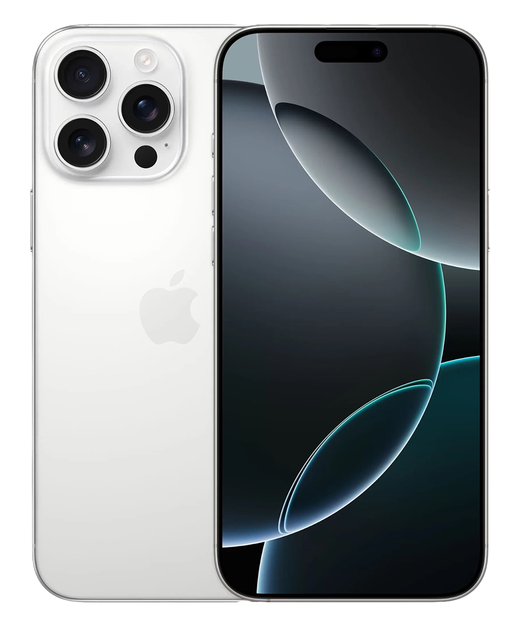 Apple iPhone 16 Pro Max 512ГБ White Titanium (Белый титан) Sim+eSim — купить у 1CLICK RU