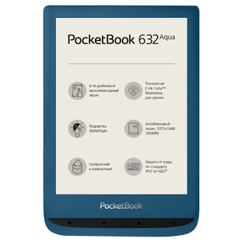 Электронная книга Pocketbook 632 Aqua