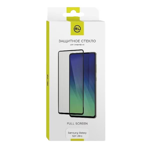 Стекло защитное для Samsung Galaxy S24 Ultra Red Line Full Screen tempered glass FULL GLUE черное