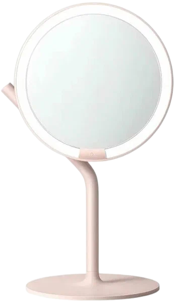 Зеркало косметическое Xiaomi Mini 2 Desk Makeup Mirror Pink AML117 Pink