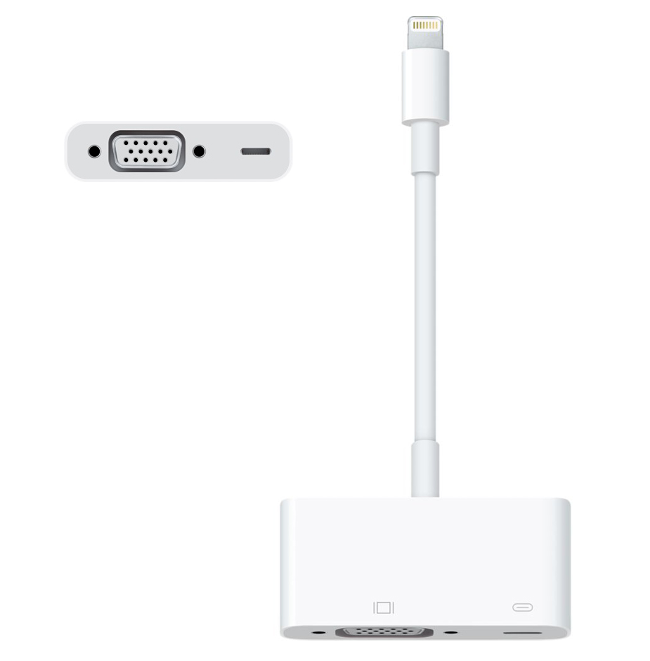 

Apple Lightning to VGA Adapter