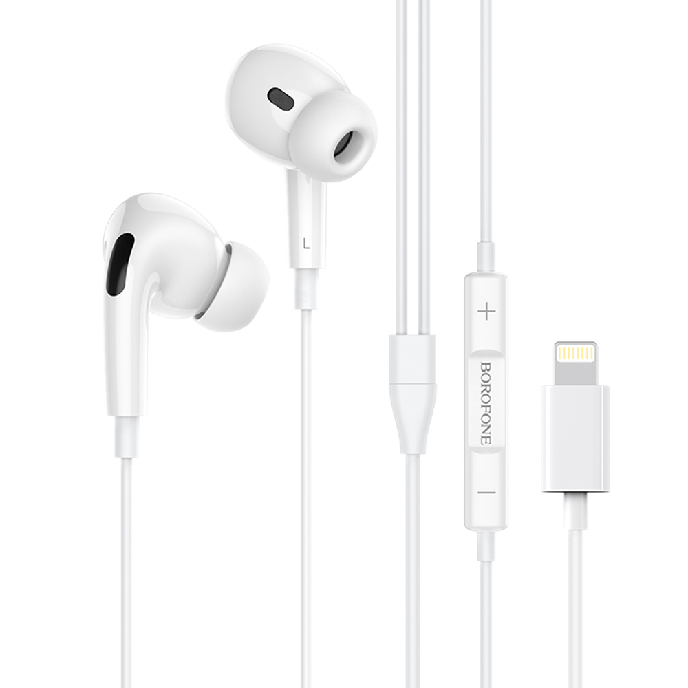 Наушники Borofone BM30 Pro, Original, Jack 3.5мм, 1.2 м, White