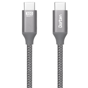 Кабель Dorten USB-C to USB-C PD Tetron Series 2m Space Gray