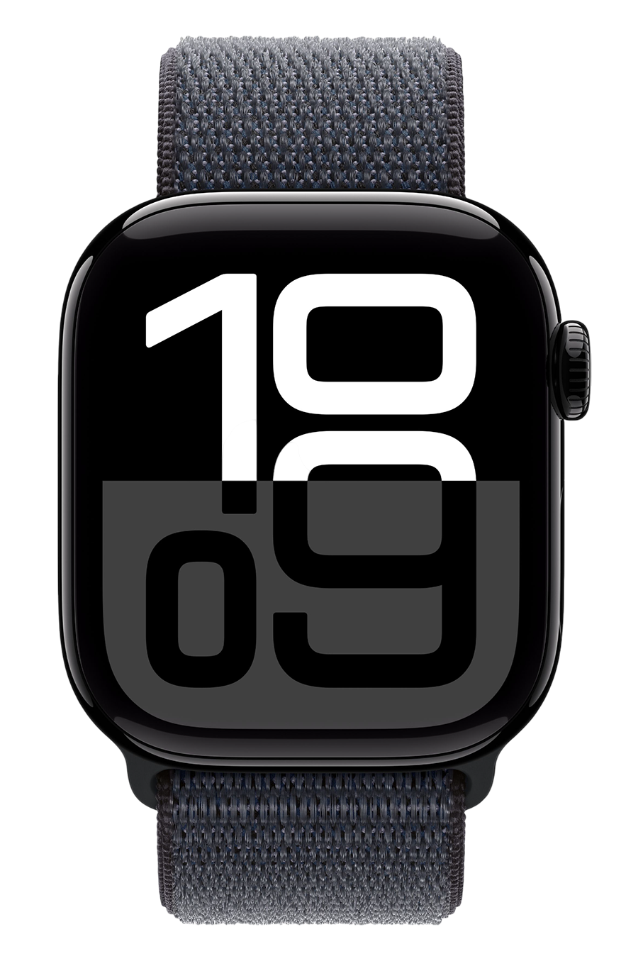 Apple Watch Series 10 GPS 42mm Aluminium Case with Jet Black/Ink Sport Loop (MWWG3) фото 2