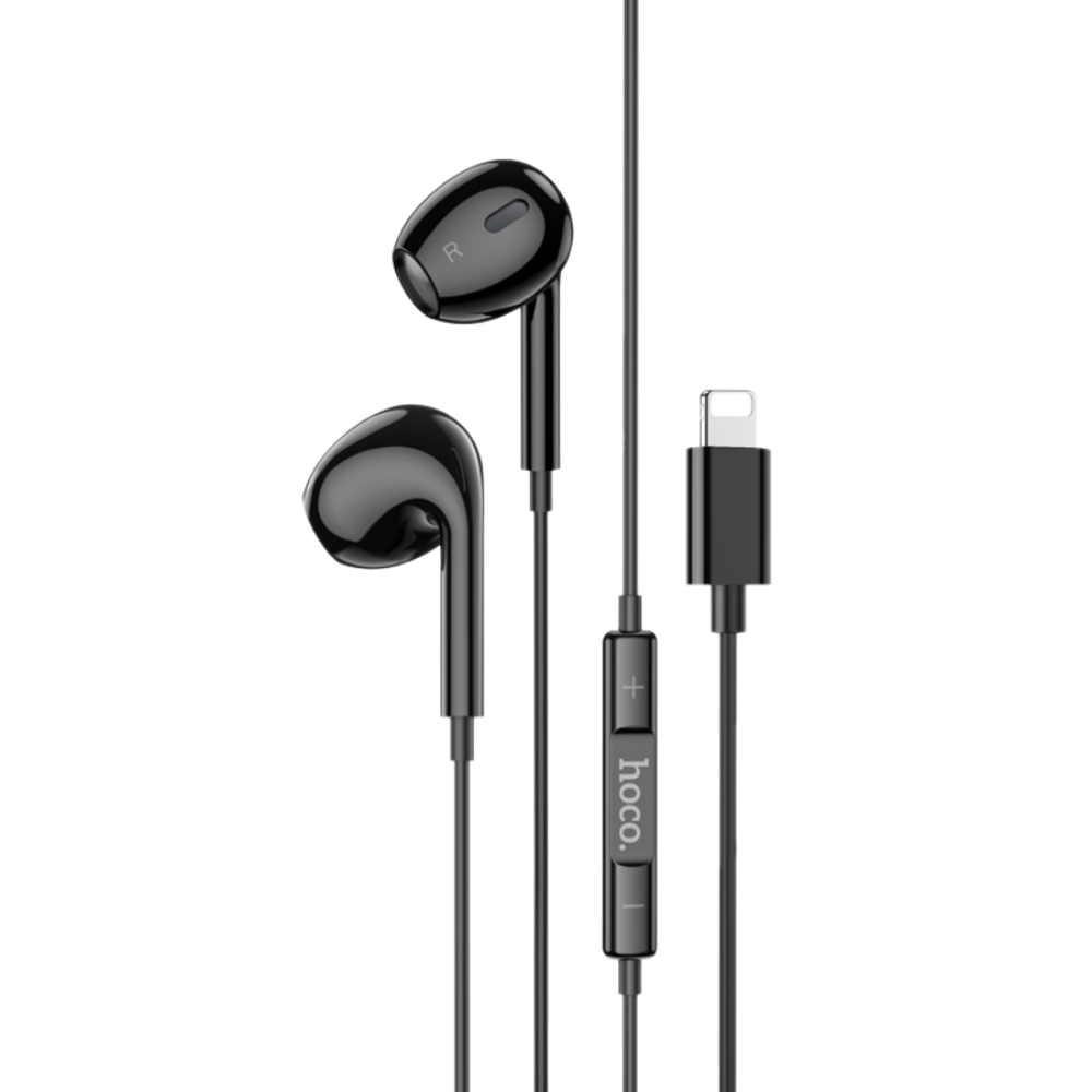 Наушники Hoco M111 Max Primero Lightning, 1,2м черный