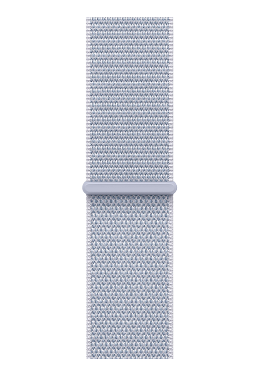 Apple Watch Series 10 GPS 42mm Aluminium Case with Silver/Blue Cloud Sport Loop (MWWD3) фото 3