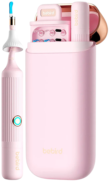 Умная ушная палочка Xiaomi Bebird Visual Ear Picking Device Bebird 3 Plus, Pink (розовая)