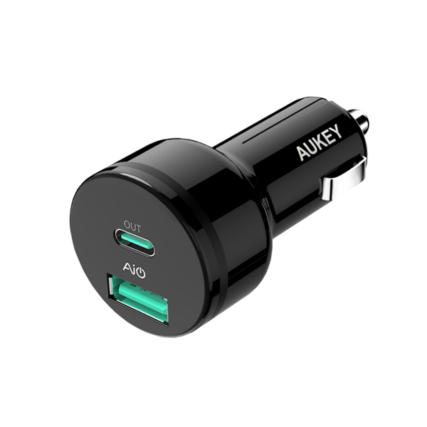 АЗУ Aukey USB-C Power Delivery (CC-Y7) Black