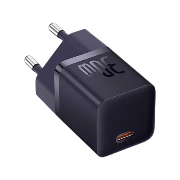 Зарядное устройство Baseus GaN5 Fast Charger (mini) 1C 30W EU фиолетовый