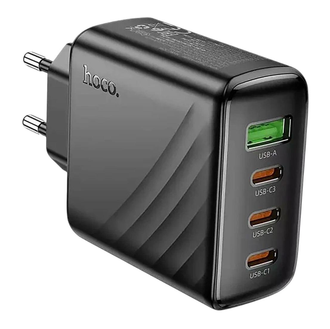 СЗУ Hoco CS27A Supply, 1 USB + 3 Type-C, 5V, 3.0A, PD 67Вт черный
