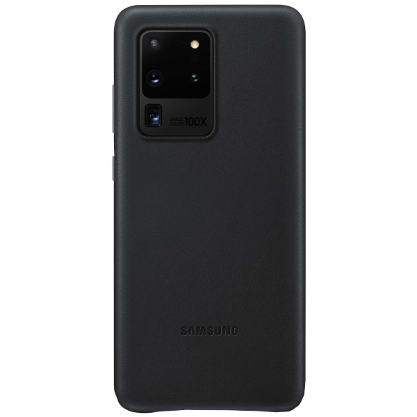 Чехол для Samsung Galaxy S20 Ultra Leather Cover black
