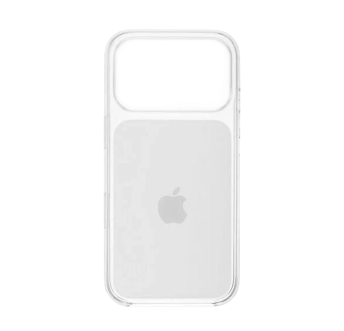 Чехол пластиковый для iPhone 17 Pro Max, CLEAR CASE цветной, белый
