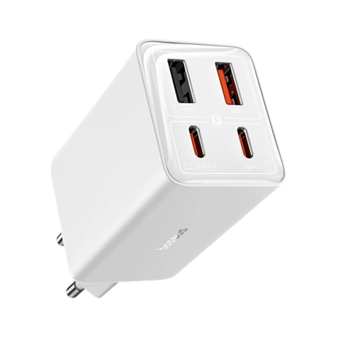 Зарядное устройство Baseus GaN6 Pro Fast Charger 2C+2U 65W + кабель Type-C, белый P10162701213-00