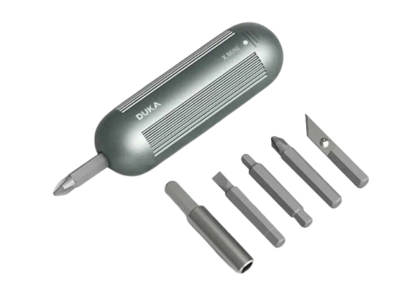 Отвертка ATuMan X-mini Pocket Screwdriver Kit 9 in 1 EU Silver