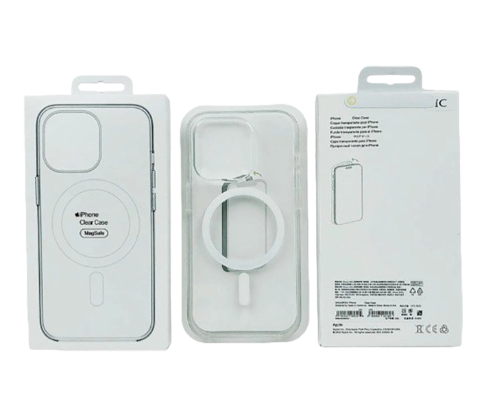 Чехол для iPhone 16 MagSafe Clear Case с анимацией прозрачный