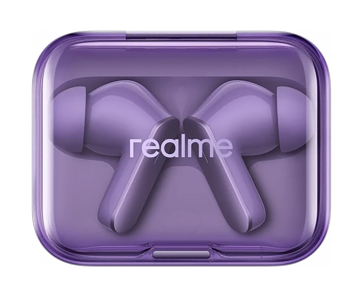 Беспроводные наушники Realme Buds Air 7 Global, BT 5.4 Hi-Res LDAC 2.0, ANC, Lavender Purple — фото 3