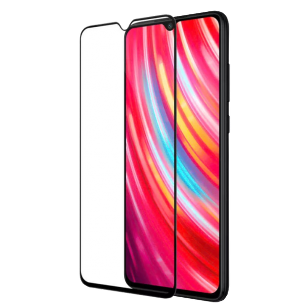 Стекло защитное для Xiaomi Mi 10 Lite Full Screen (3D) Red Line черное