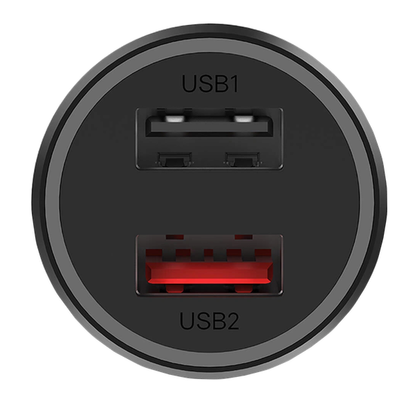 АЗУ Xiaomi Car Quick Charger 2USB CC06ZM 37W (GOS4131CN) черный