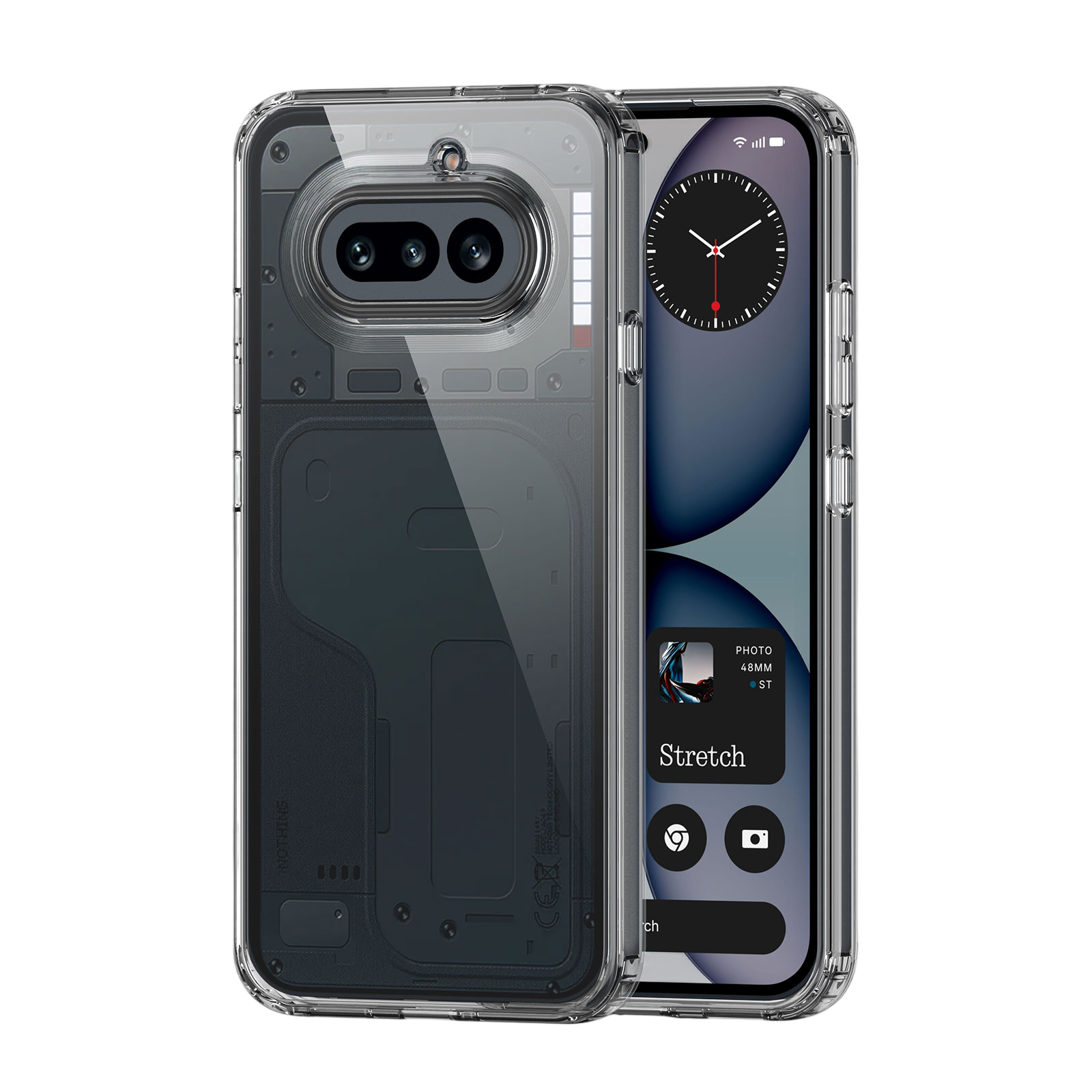 Чехол усиленный для Nothing Phone 4a, Dux Ducis, серия Clin Series, прозрачный