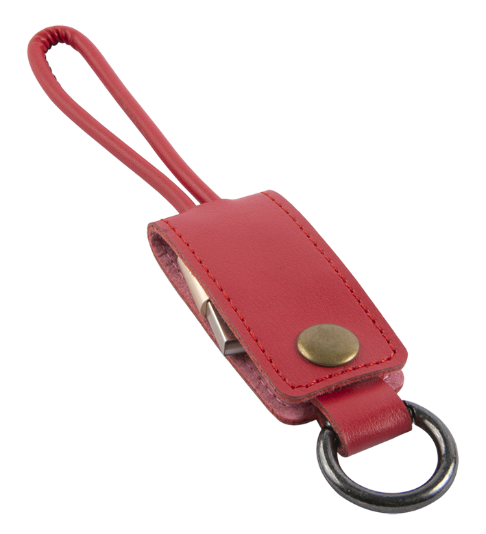 Кабель-брелок MB Mobility USB – Type-C, 25 см, красный