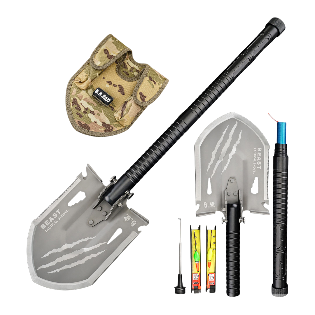 Лопата многофункциональная Xiaomi HX OUTDOORS Fishing Multifunctional Engineer Shovel Black