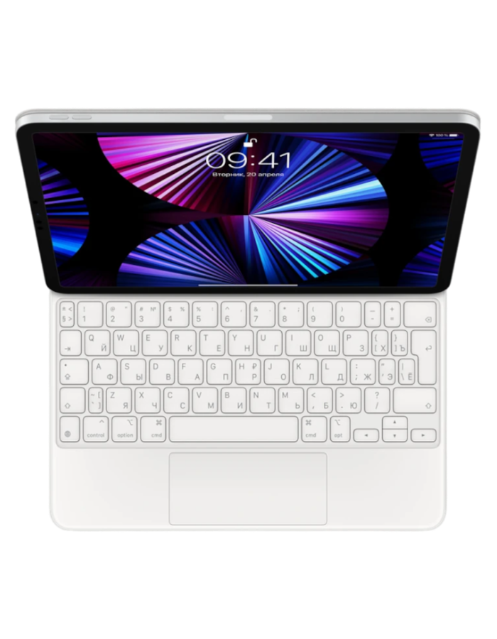 Клавиатура Apple Magic Keyboard для iPad Pro 11 (2022)/ Air (2022) White русская гравировка фото 2