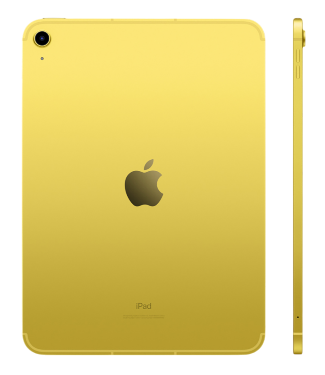 Apple iPad 10.9 (2022) 256Gb Wi-Fi + Cellular Yellow (Желтый) (Global) фото 3