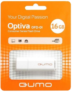 USB-накопитель Qumo Optiva 01 USB 2.0 16GB White