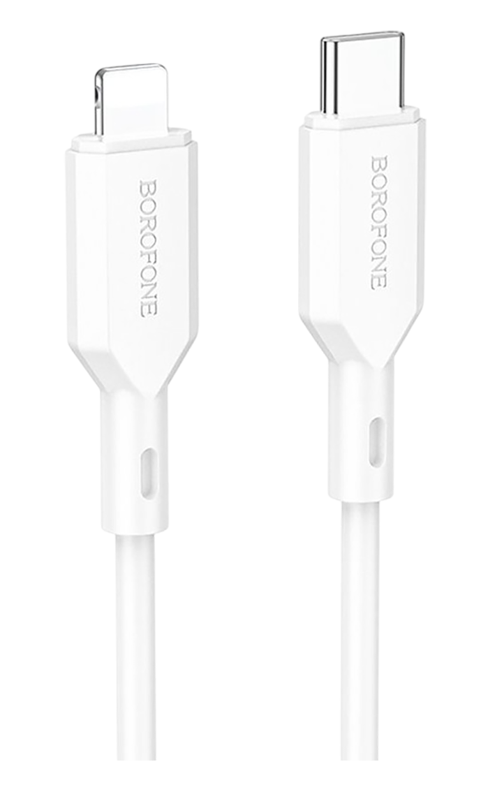 Кабель BOROFONE BX70 Type-C to Lightning, PD Cable, 20W, 1m белый
