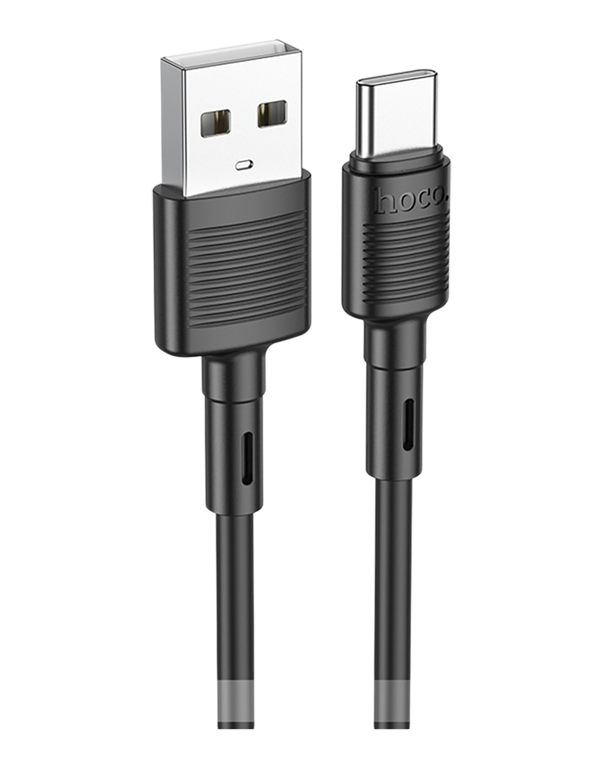 Кабель Hoco X83 Victory USB - Type-C 3.0A, 1m Black