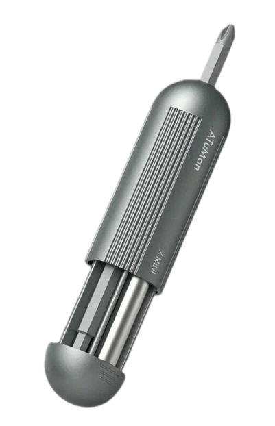 Отвертка ATuMan X-mini Pocket Screwdriver Kit 9 in 1 EU Silver
